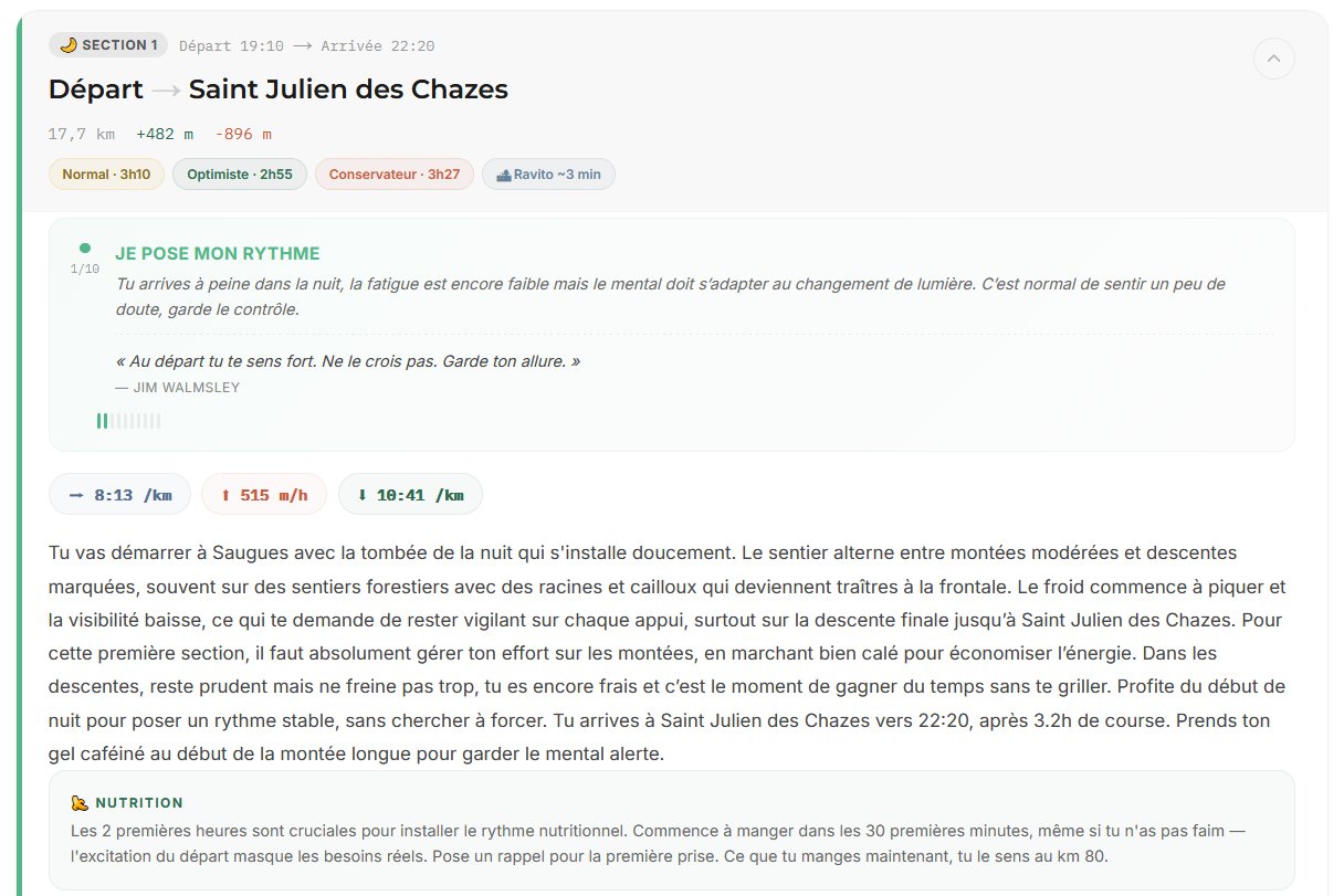 Un coach qui te parle, section par section.